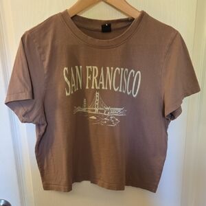 Brown San Francisco Graphic T-Shirt
